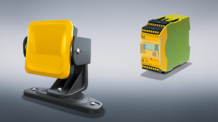 PILZ OFRECE UN NUEVO SENSOR DE RADAR CON UNIDAD DE EVALUACIÓN PARA LA SUPERVISIÓN DE ESPACIOS DE PROTECCIÓN - SUPERVISIÓN SEGURA DE ESPACIOS DE PROTECCIÓN TAMBIÉN PARA LA ROBÓTICA